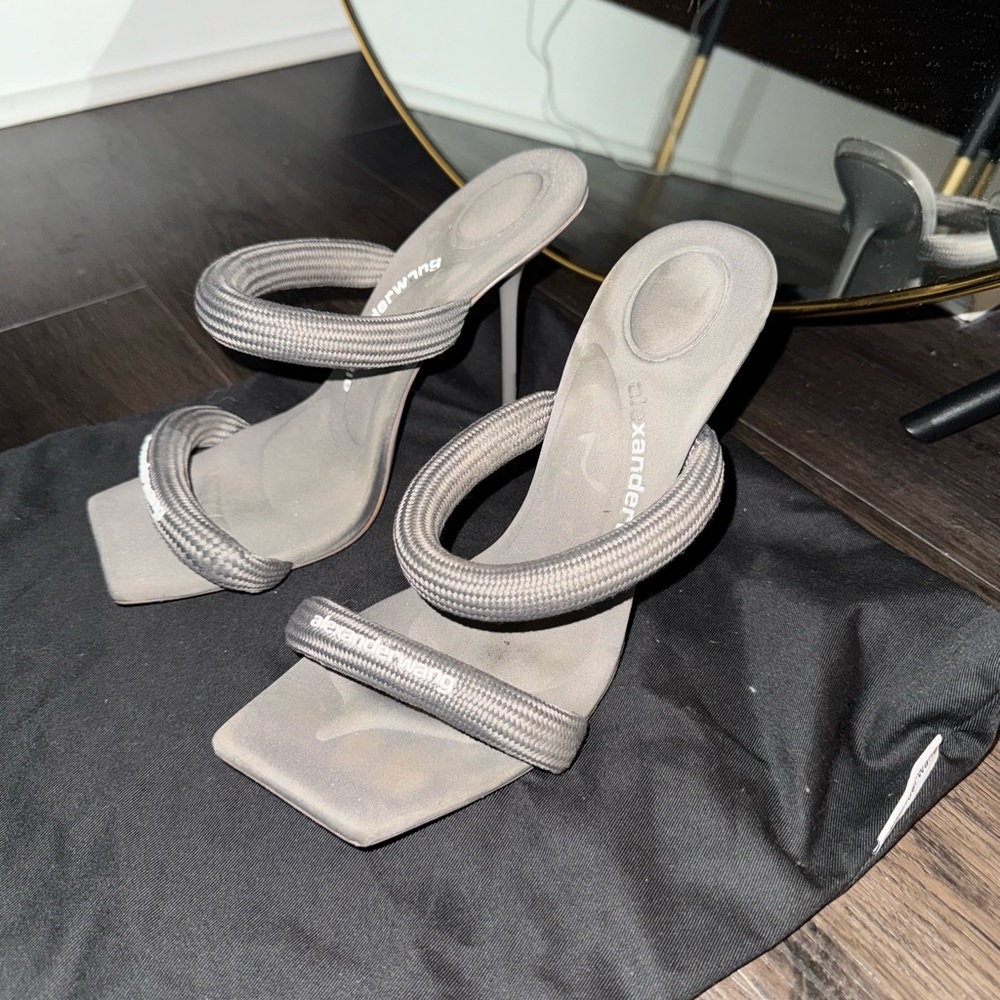 Alexander Wang Tubular gray Heeled Sandals